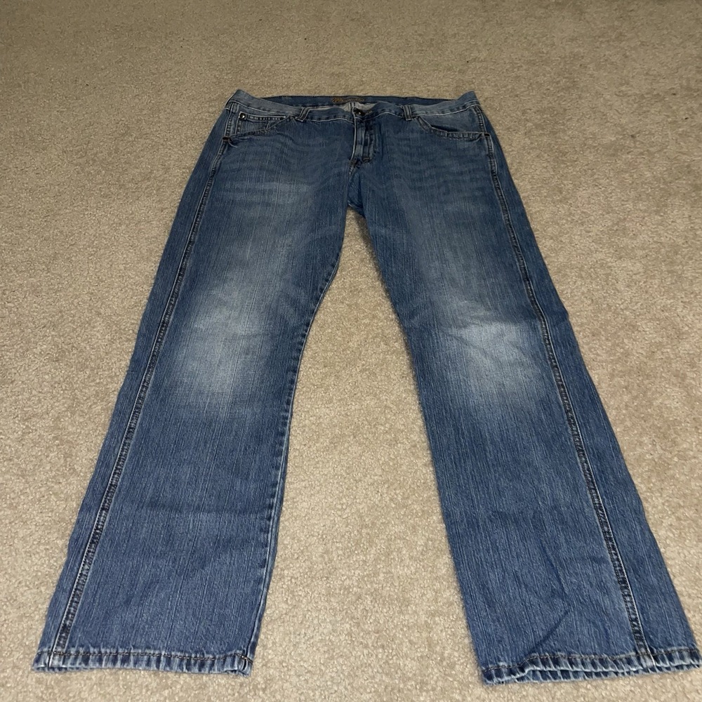 Wrangler Mens Five Star Premium Denim Jeans 38x34 Medium Wash